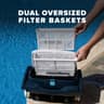 Blue Helix Robotic Pool Cleaner with Smartphone App, Dual Oversized Filters, Waterline Cleaning, Focus Mode, & AutoX Pool Mapping