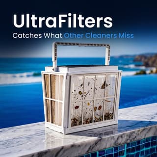 Clear UV UltraFilter captures particles down to 1 micron