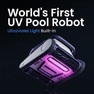 Clear UV Robotic Pool Cleaner