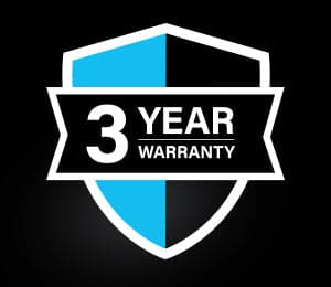 Best-In-Class 3 Year Warranty