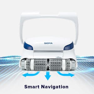 Dolphin Sigma smart navigation mapping a pool