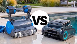 Corded versus cordless robotic pool cleaners compared side by side