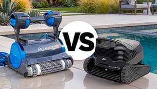 Dolphin Premier and Dolphin Quantum robotic pool cleaners compared
