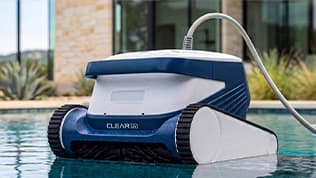 Pool owners reviewing and rating robotic pool cleaners