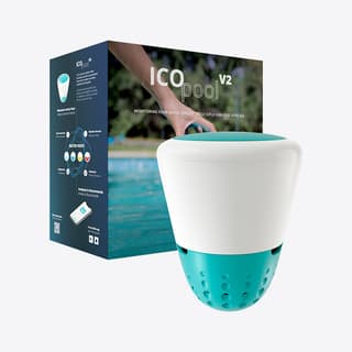 ICO smart pool water monitor testing pool chemistry continuously